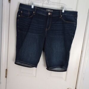 Torrid Dark Blue Denim Shorts